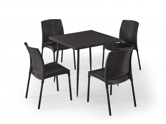 Градински комплект SUNNY set 4 (кафяво)